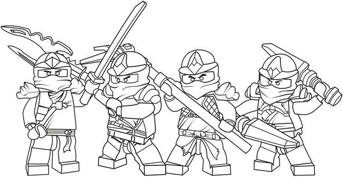 Lego Ninjago Free Lego Coloring Pages