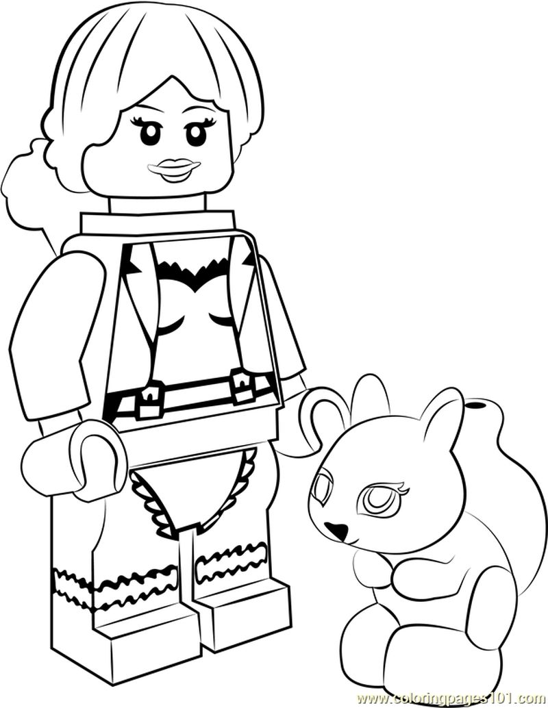 Lego Squirrel Girl coloring page