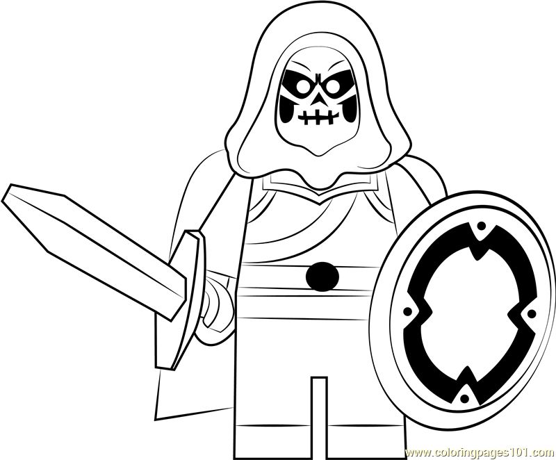 Lego Taskmaster coloring page