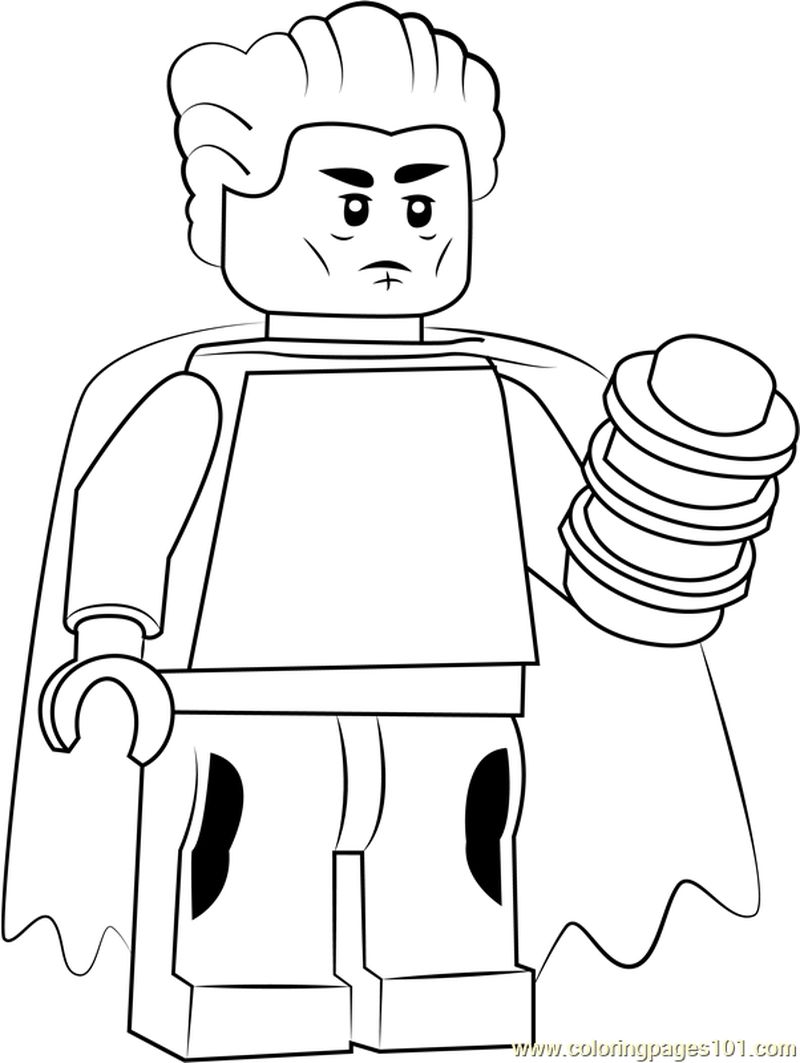Lego The Collector coloring page