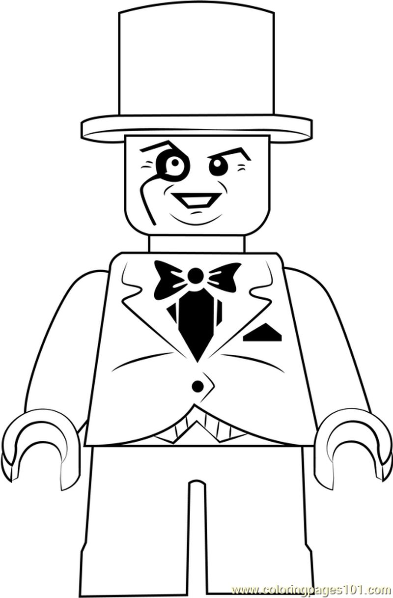 Lego The Penguin coloring page
