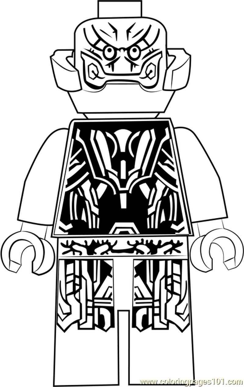 Lego Ultron coloring page