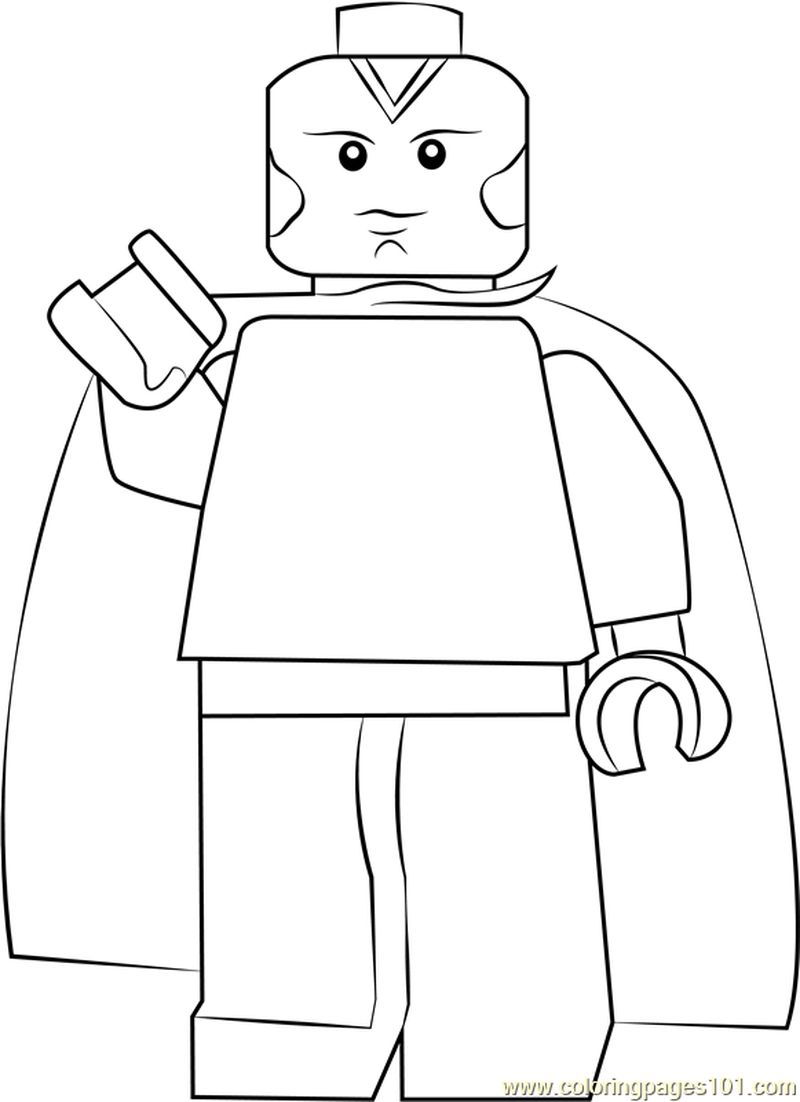 Lego Vision coloring page