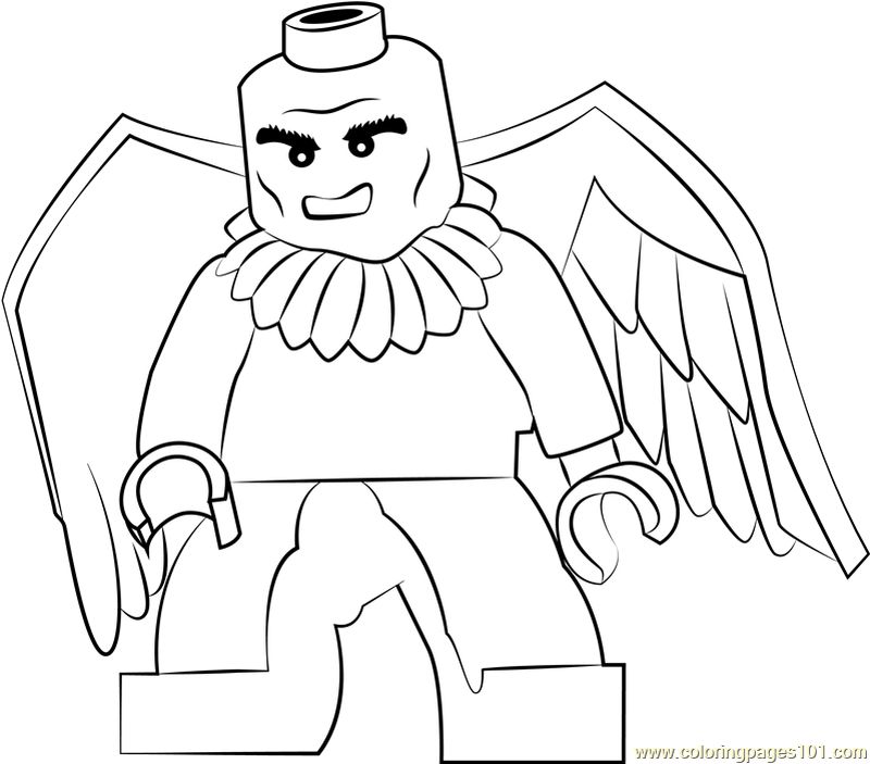Lego Vulture coloring page