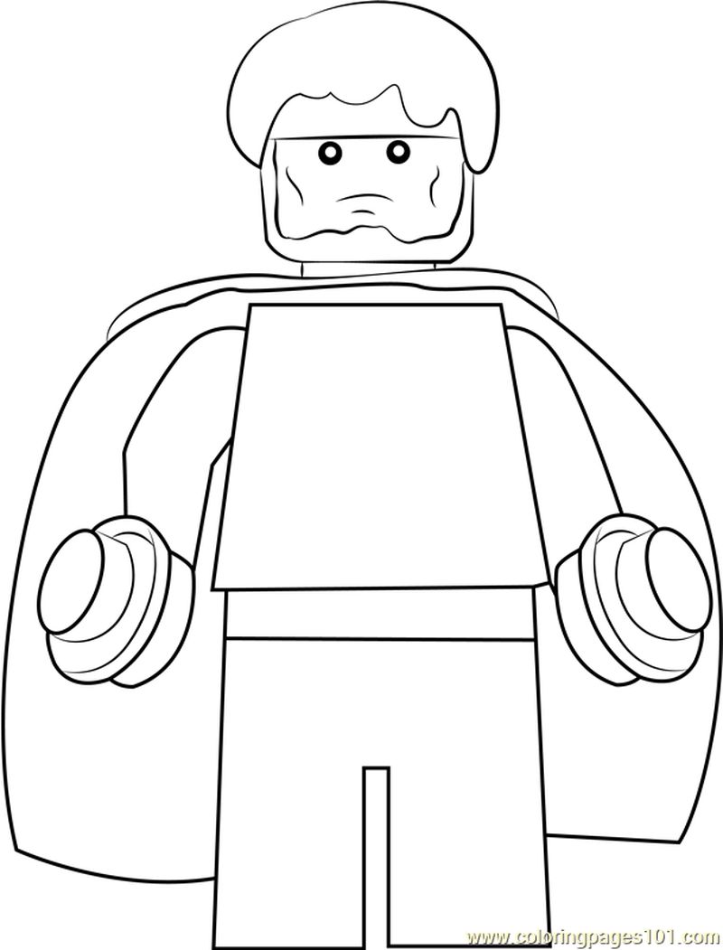 Lego Wiccan coloring page
