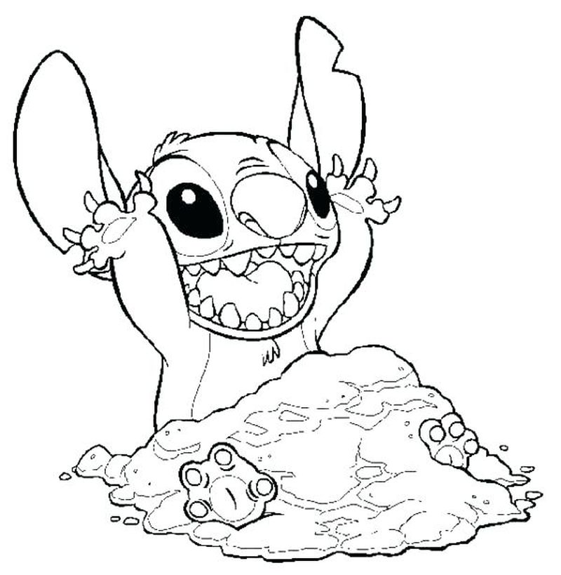 Stitch Coloring Pages PDF Ideas For Kids - Coloringfolder.com