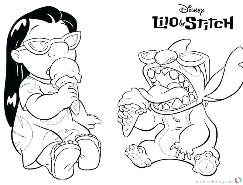 Lilo And Stitch Coloring Pages To Print