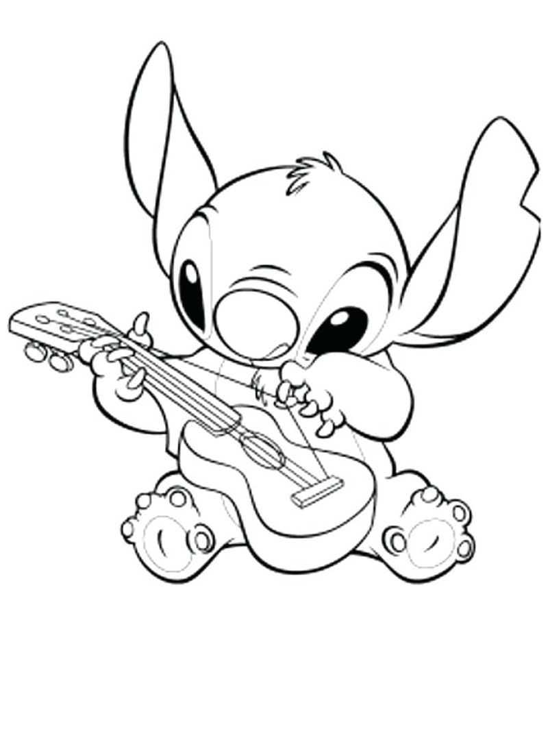 Stitch Coloring Pages PDF Ideas For Kids - Coloringfolder.com