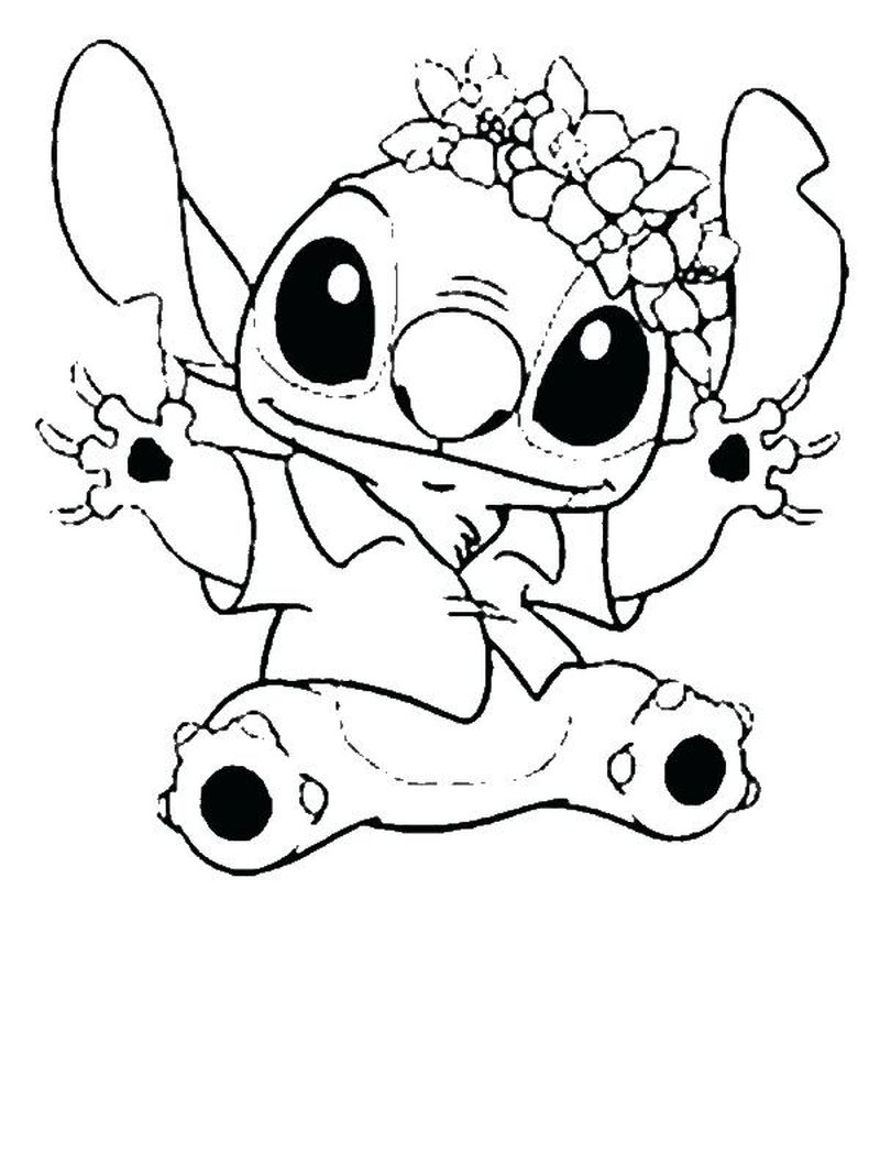 Stitch Coloring Pages PDF Ideas For Kids - Coloringfolder.com