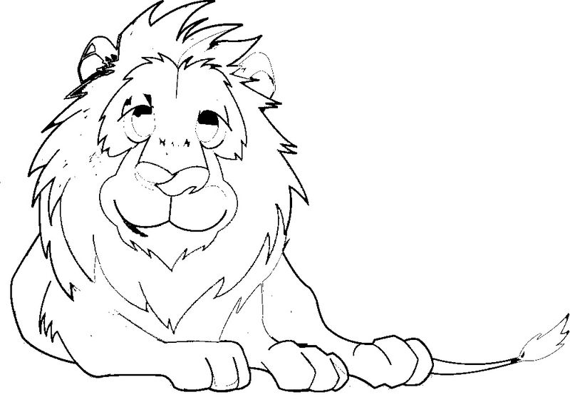 Lion Coloring Pages For Free