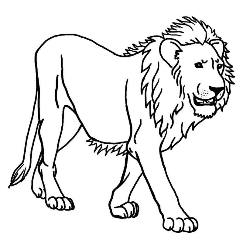 Lion Coloring Pages To Print