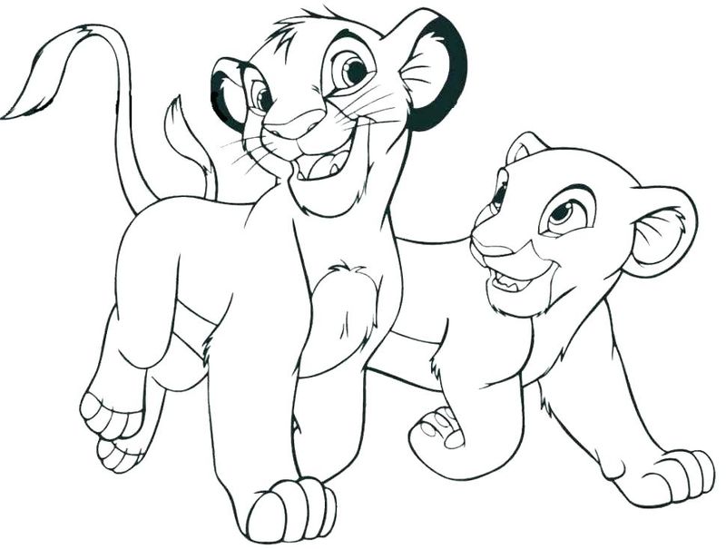 Lion King 1 Coloring Pages