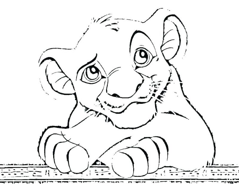 Lion King Characters Coloring Pages