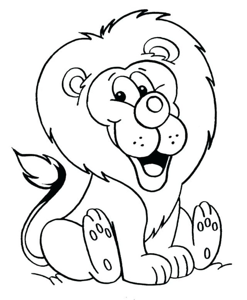 Lion King Coloring Pages For Kids Printable