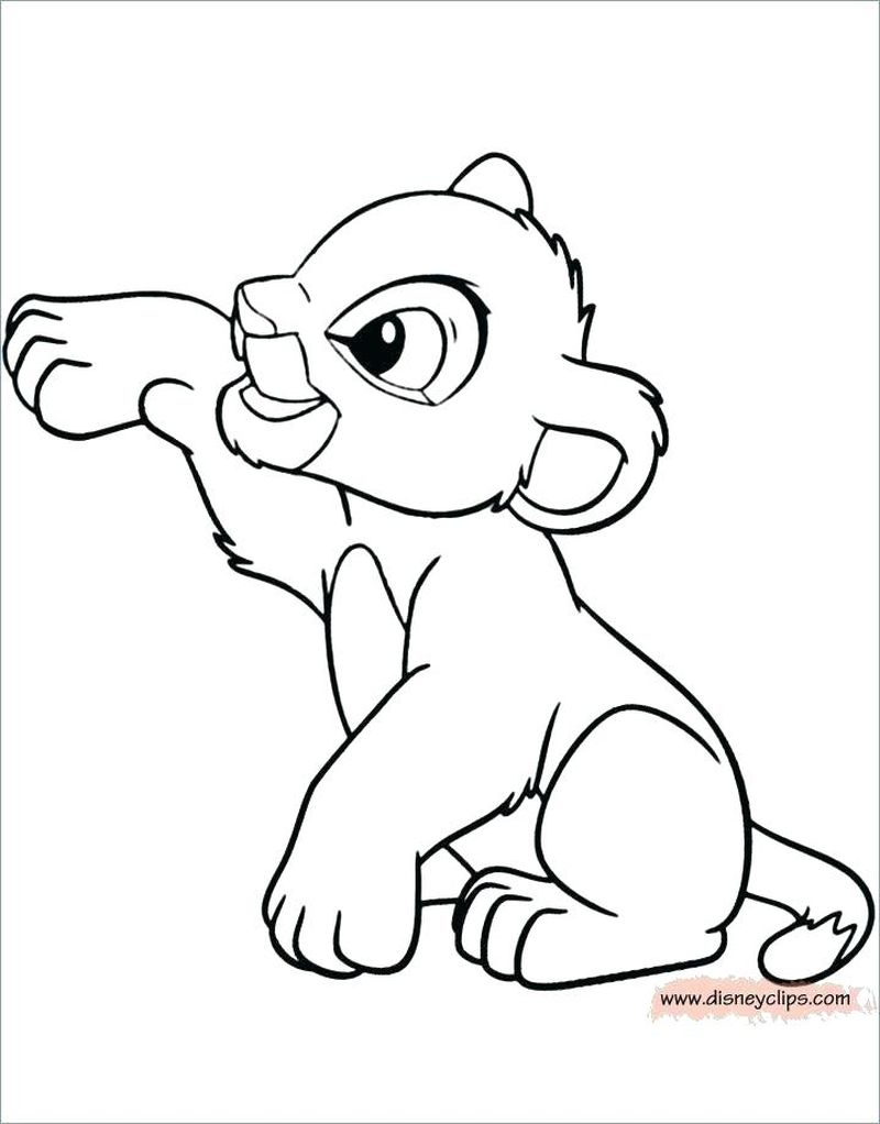 Lion King Coloring Pages Free