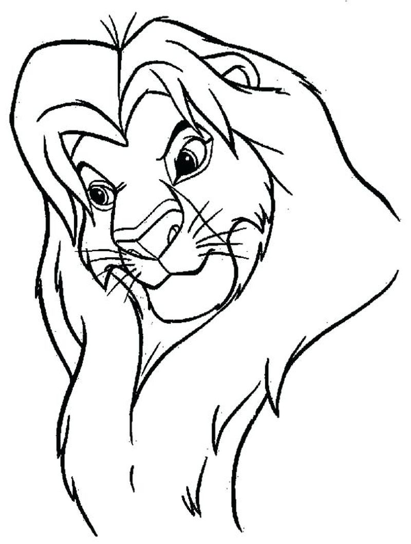 Lion King Coloring Pages Nala