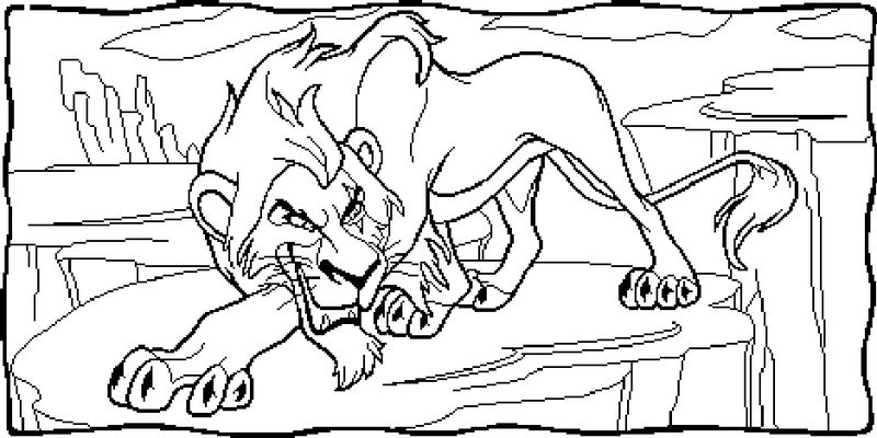 Lion King Coloring Pages Online For Free