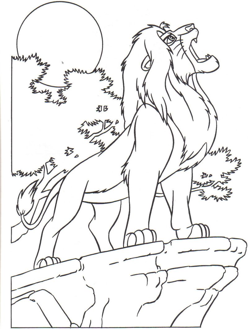 Lion King Coloring Pages Online Game