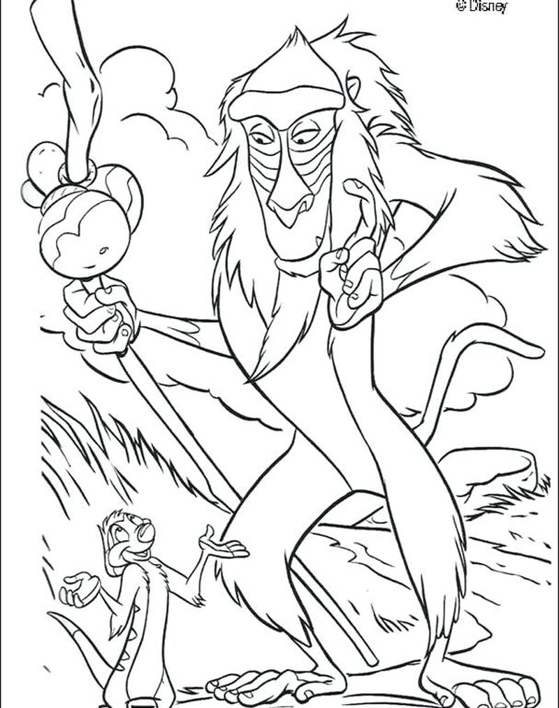 Lion King Coloring Pages Print