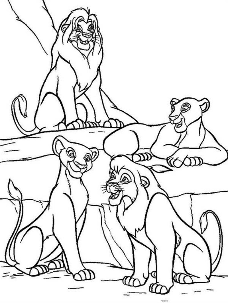 Lion King Printables Coloring Pages