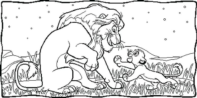 Lion King Scar Coloring Pages