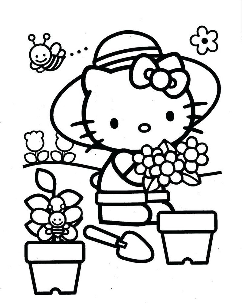 Little Kitty Coloring Pages