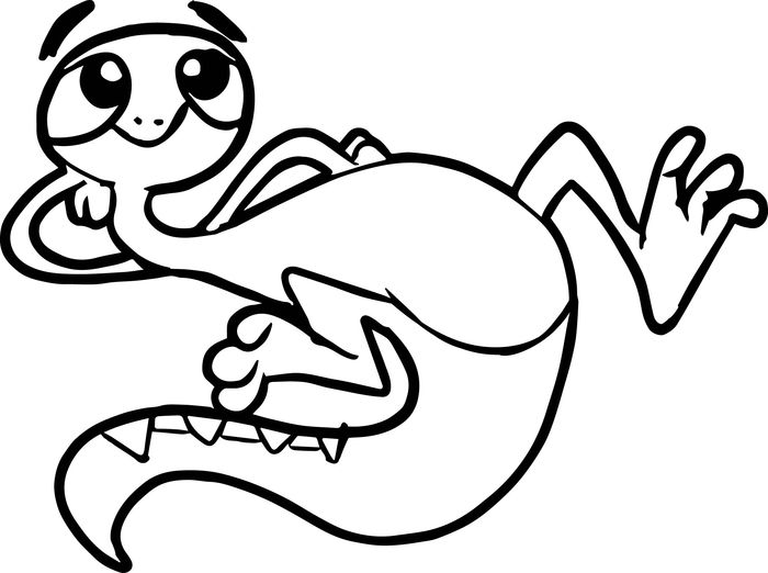 Little Lizard Gaming Coloring Pages