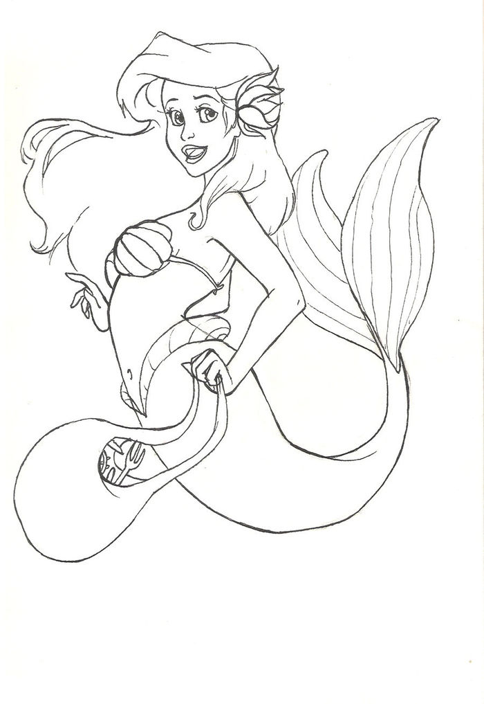 Little Mermaid Printable Coloring Pages