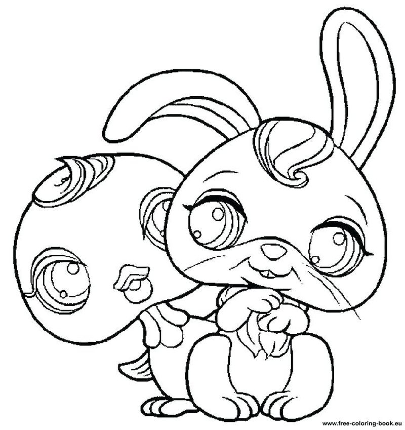 littlest pet shop coloring pages buttercream