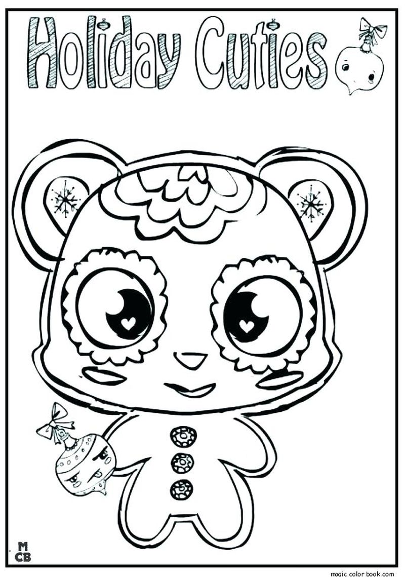 Littlest Pet Shop Coloring Pages Cuties