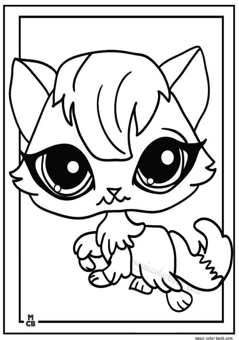 Littlest Pet Shop Coloring Pages Deer