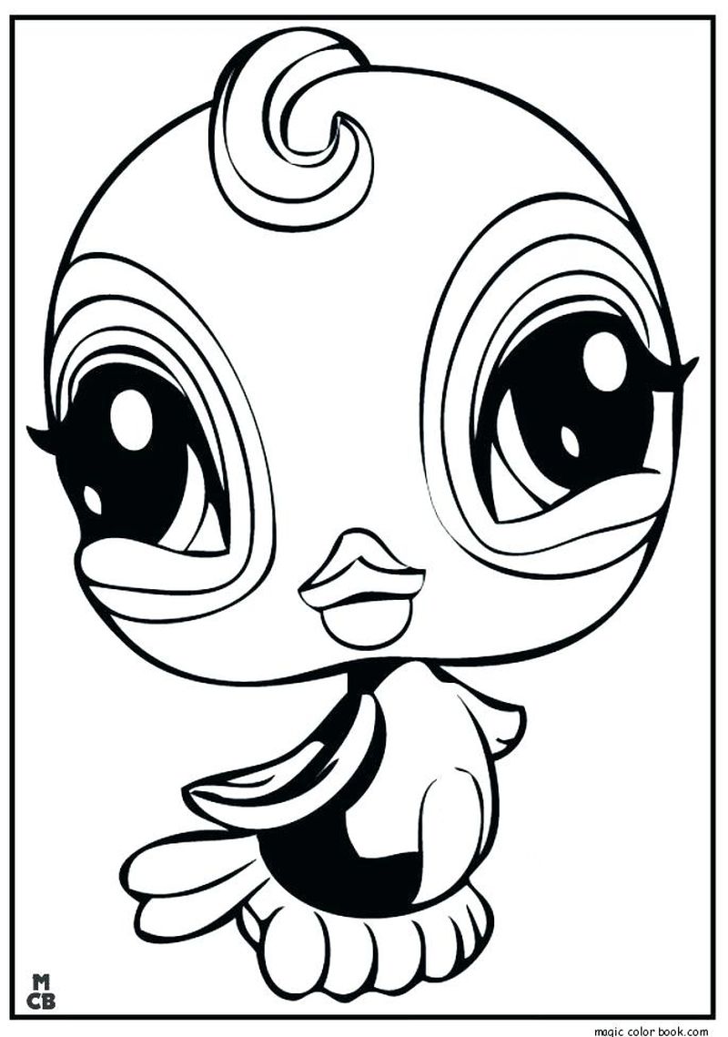 Littlest Pet Shop Coloring Pages Horses