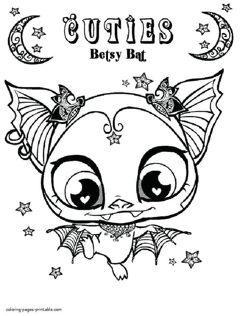 Littlest Pet Shop Coloring Pages To Color Online For Free