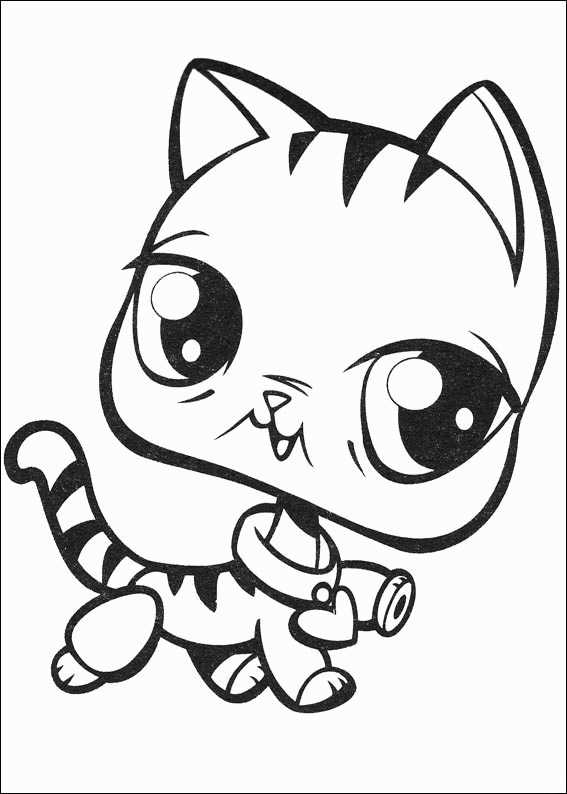 Littlest Pet Shop Kitten Coloring Pages