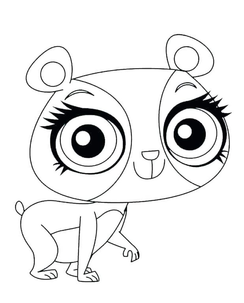 Littlest Pet Shop Zoe Coloring Pages