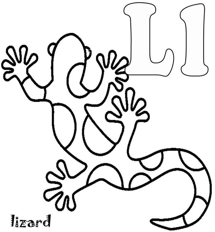 Lizard Coloring Pages To Print