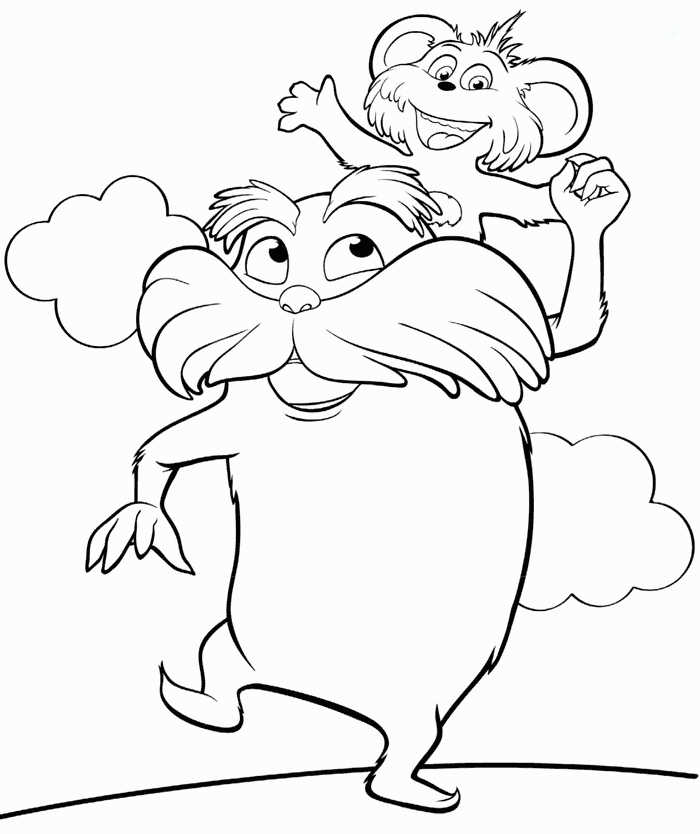 Lorax And Barbaloot Coloring Page