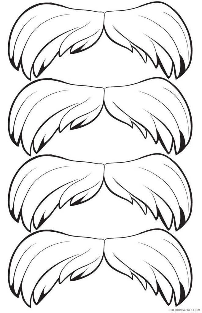 Lorax Printable Mustaches