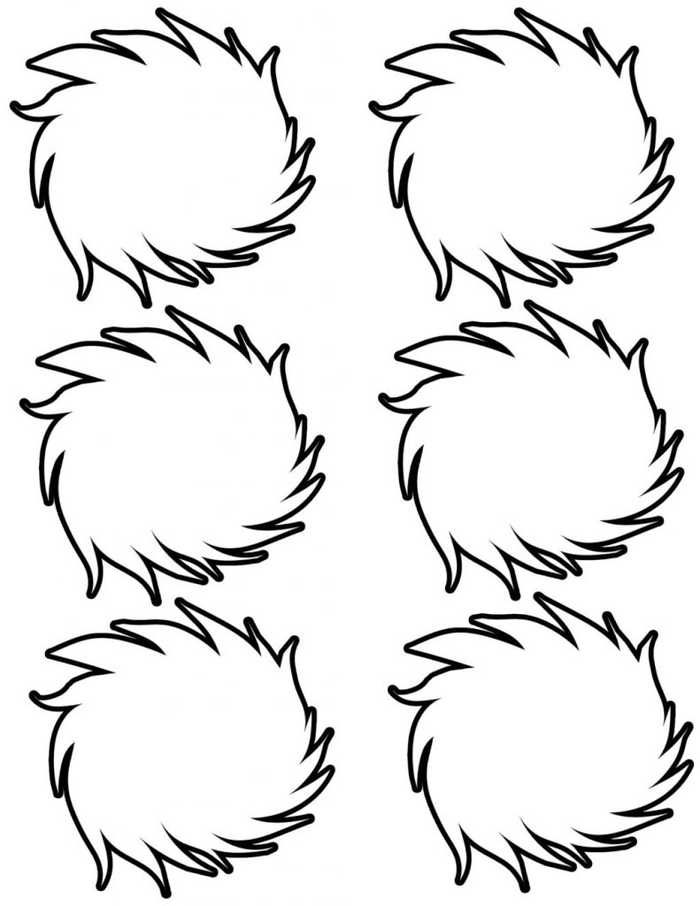 Lorax Printable Truffula Trees