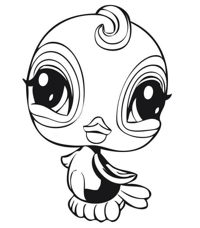 Littlest Pet Shop Coloring Pages - Coloringfolder.com