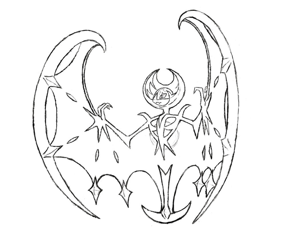 lunala coloring pages to print