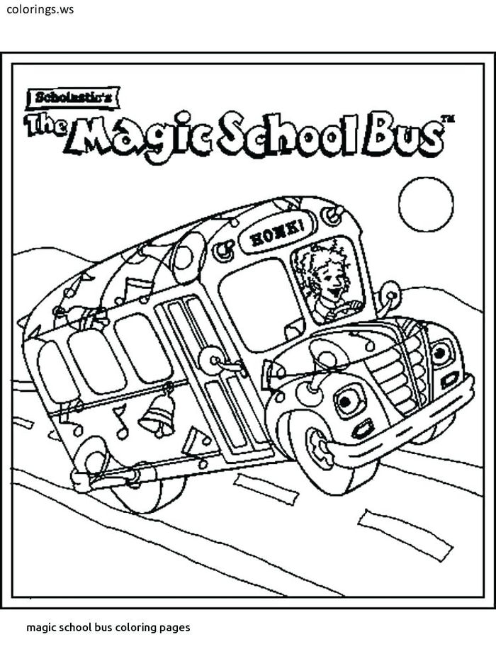 Magic School Bus Coloring Pages Free Printable For Boys