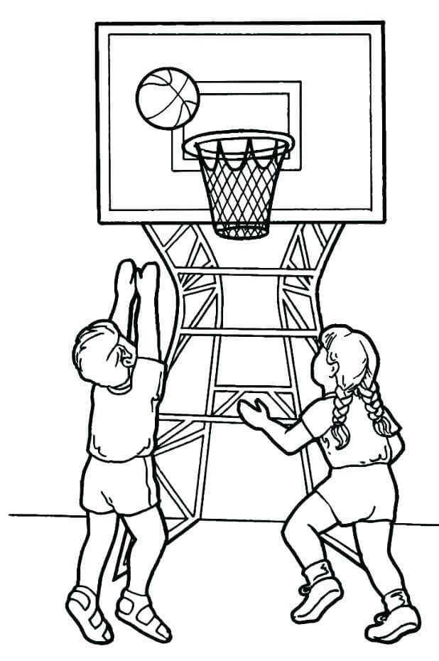 March Madness Coloring Pages Free