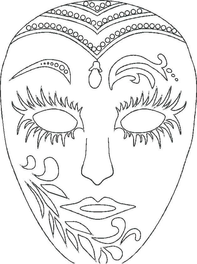 Mardi Gras Coloring Pages For Adults