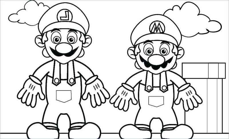 Mario Super Sluggers Coloring Pages
