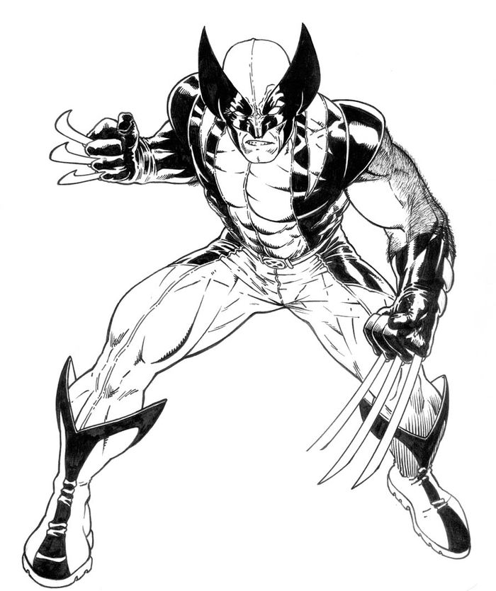 Wolverine Coloring Pages PDF To Print - Coloringfolder.com