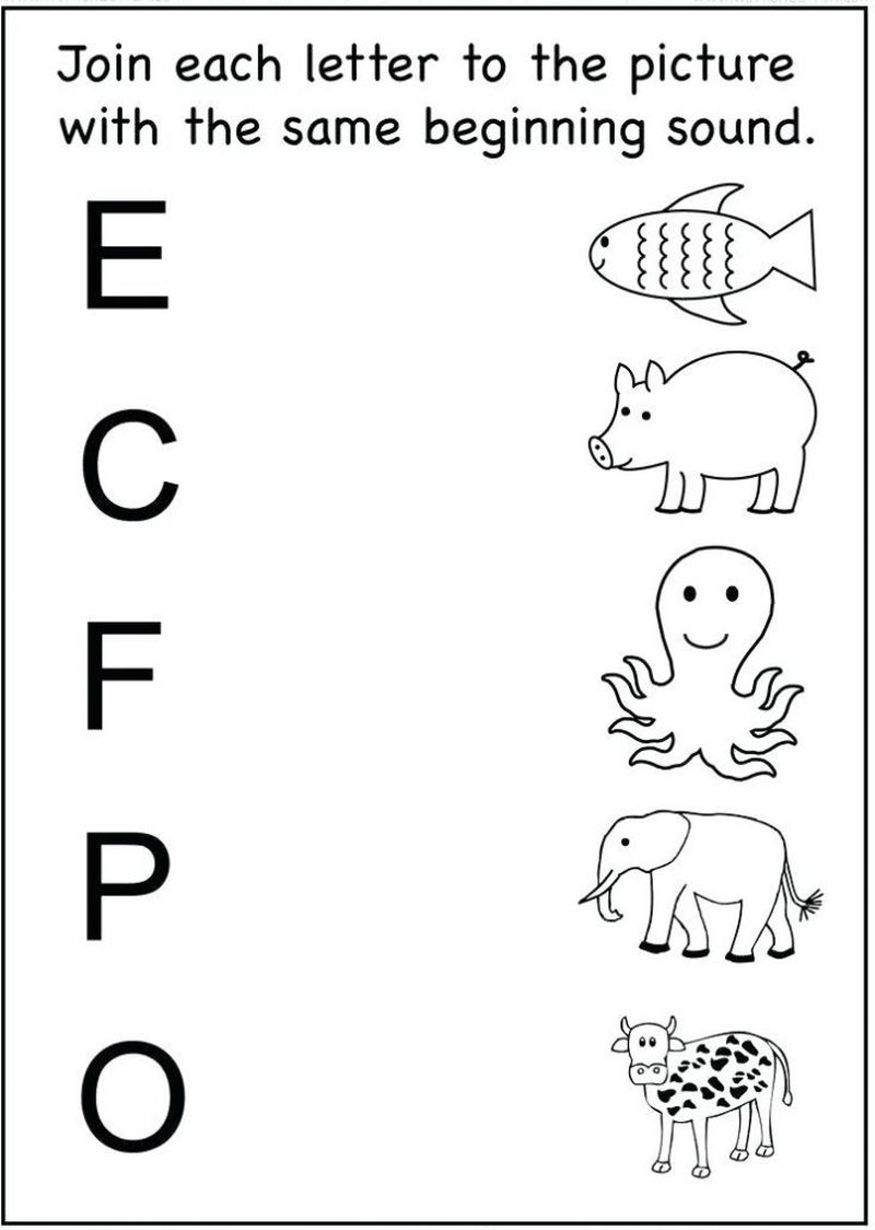 Matching Alphabet Worksheet