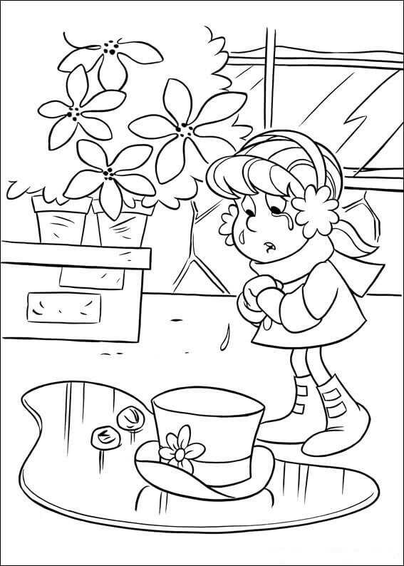 Melted Frosty Coloring Page