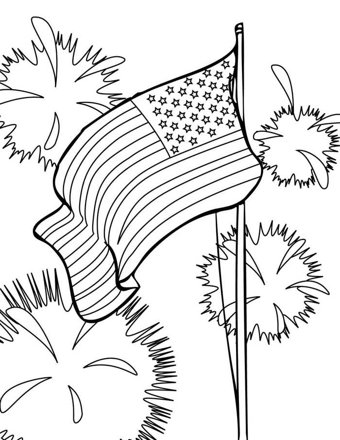 Memorial Day Coloring Images