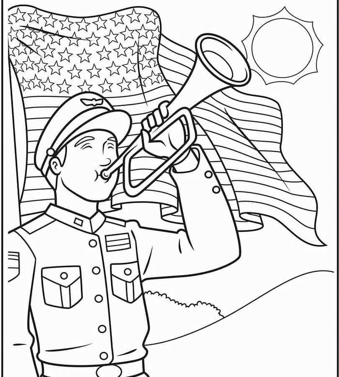 Memorial Day Coloring Sheets